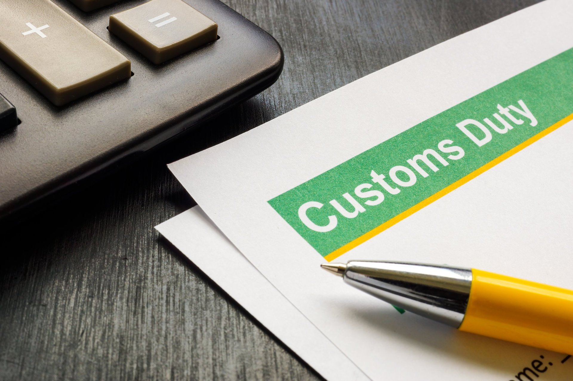 Customs and trade background