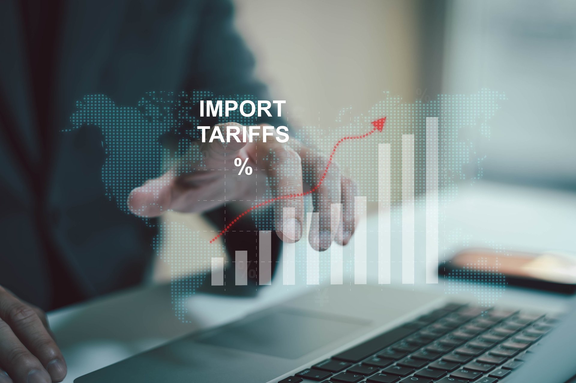 Tax and trade concept